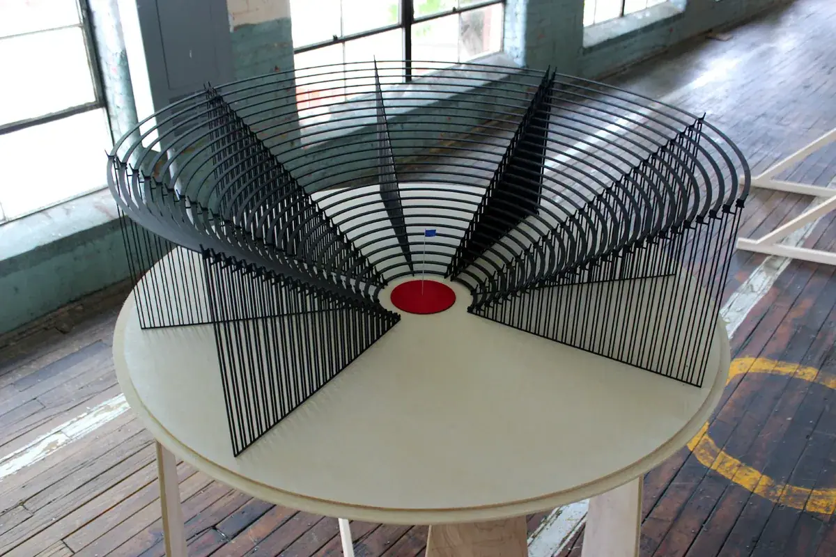 Exhibition at Lowe Mill, view 4