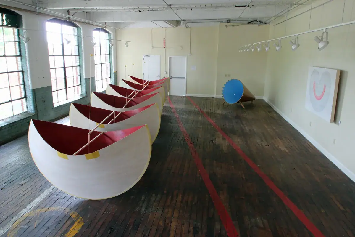 Exhibition at Lowe Mill, view 5