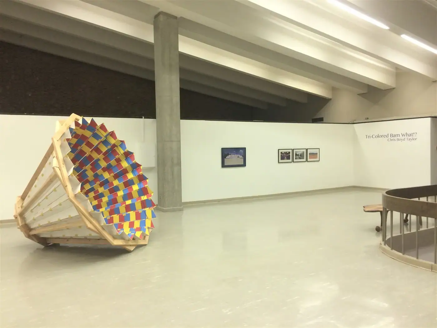Exhibition at Millsaps College, view 1