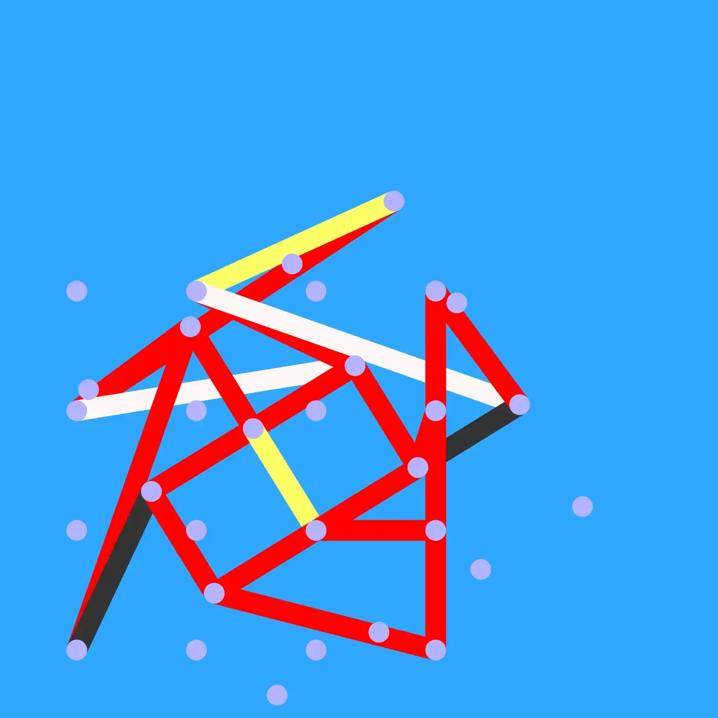 Walking Cubes Generative System, view 1