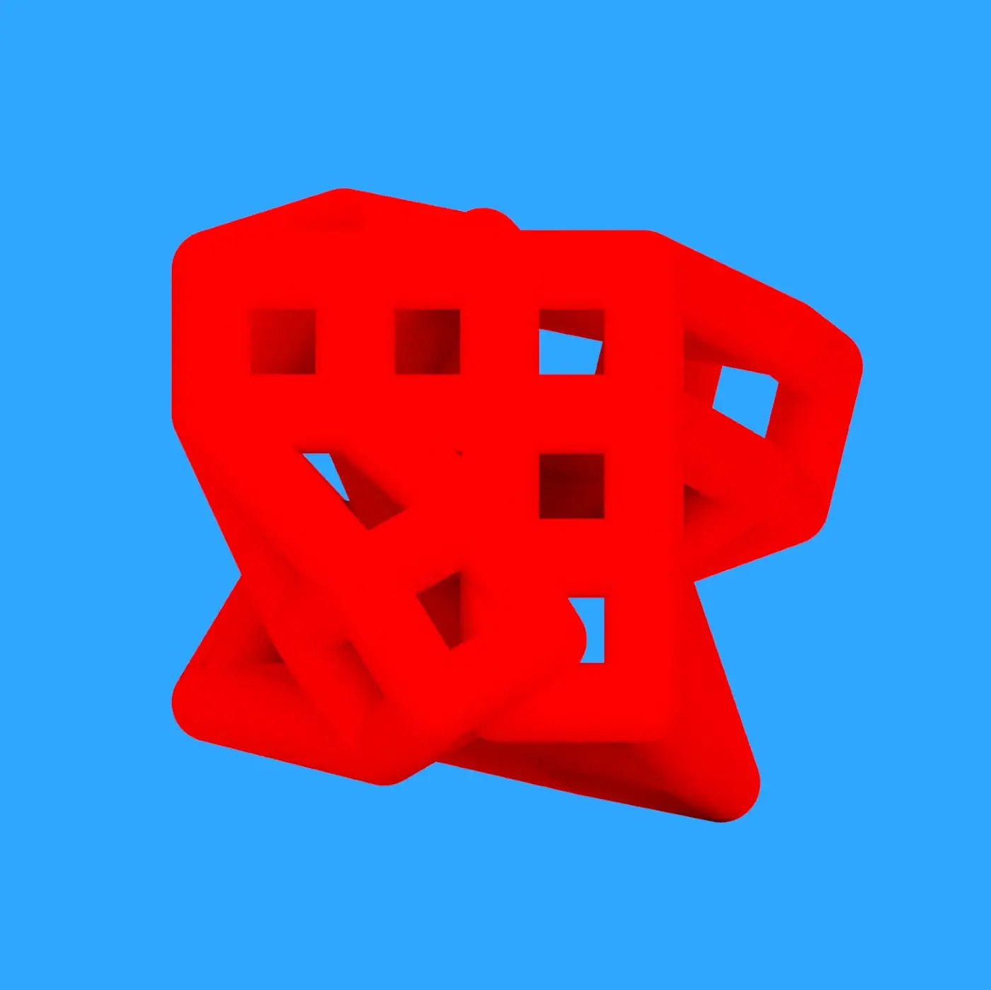 Walking Cubes Generative System, view 3